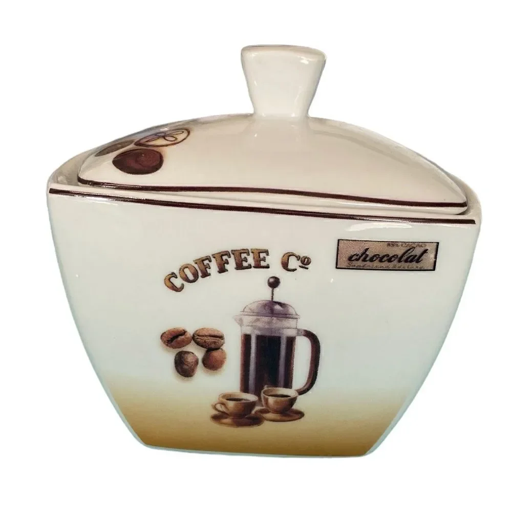 Vintage - Fiorini Collection French 3 piece Coffee Tea Set Carafe, creamer/sugar